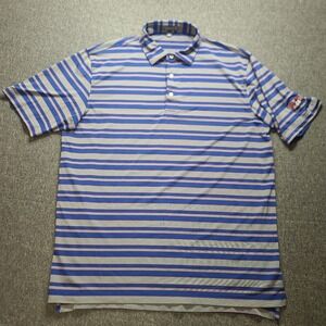 Peter Millar Summer Comfort Colonial Polo‎ Golf Shirt Mens Size Large Striped
